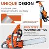 Premium Universal Chainsaw Holder Metal Space-Saving Heavy Duty Wall Mount Thickened Rust-Proof Storage Organizer Workshop