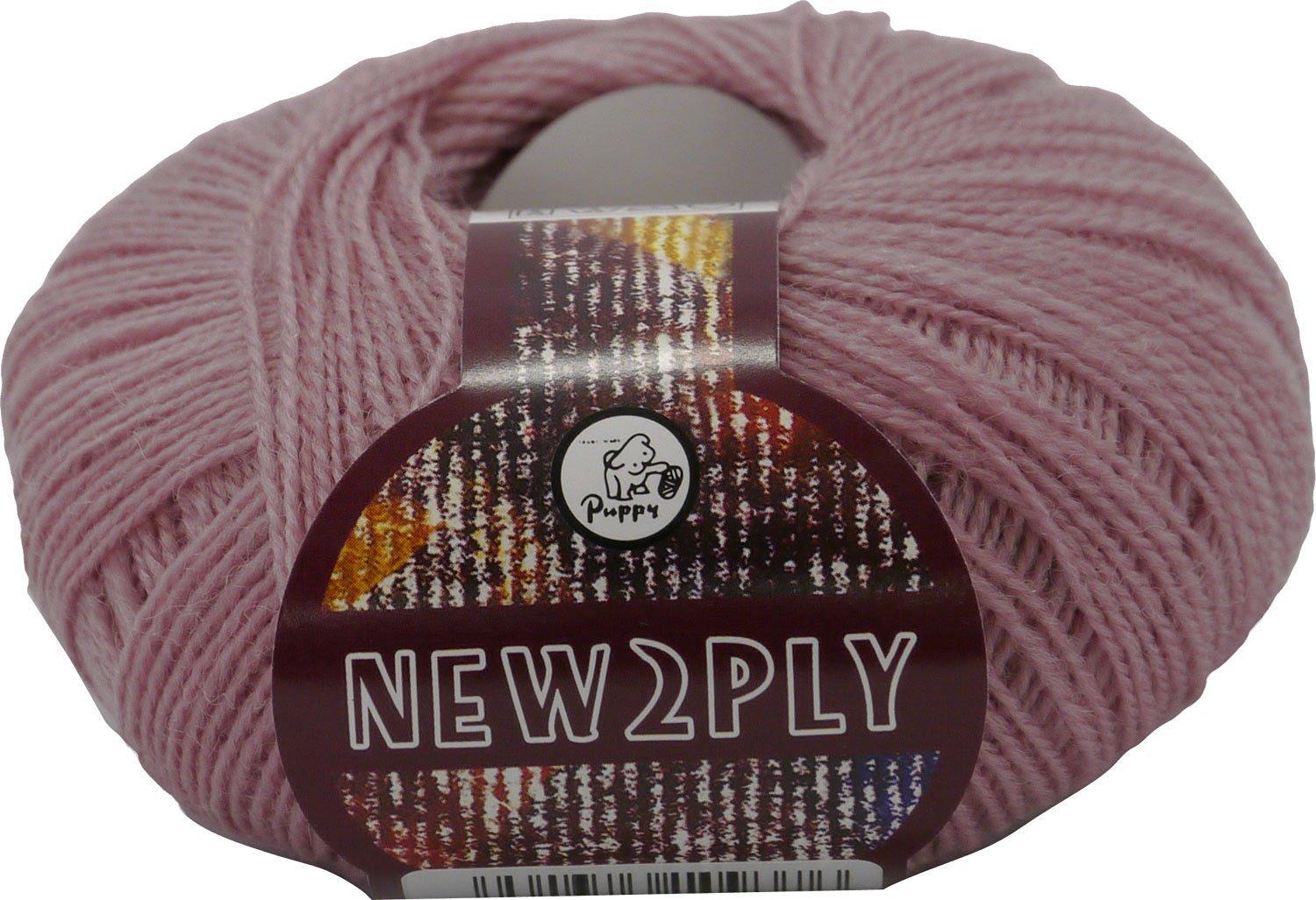

Puppy New 2PLY Yarn Extra Fine 237 Pink 25g 215m 10 Ball Set 10000109 Approx.