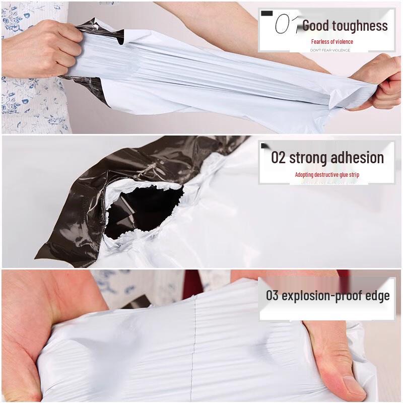 Verdickte weiße Kunststoffversandtaschen