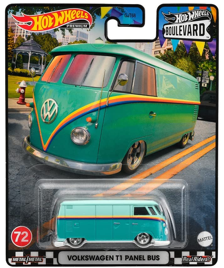 Hot Wheels Boulevard - Volkswagen T1 Panel Bus (Ages 3 and Up) HKF18 Green