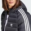 Adidas Originals Padded Hooded Puffer Jacket With Three-Stripe Design Men Outerwear Black IL2563