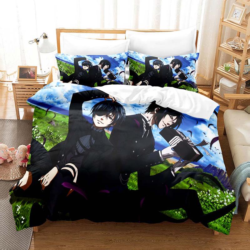 Kemila 3D Dark Deacon Povlečení Povlak na přikrývku a povlak na polštář Sada povlečení na dvojlůžko Digitální tisk