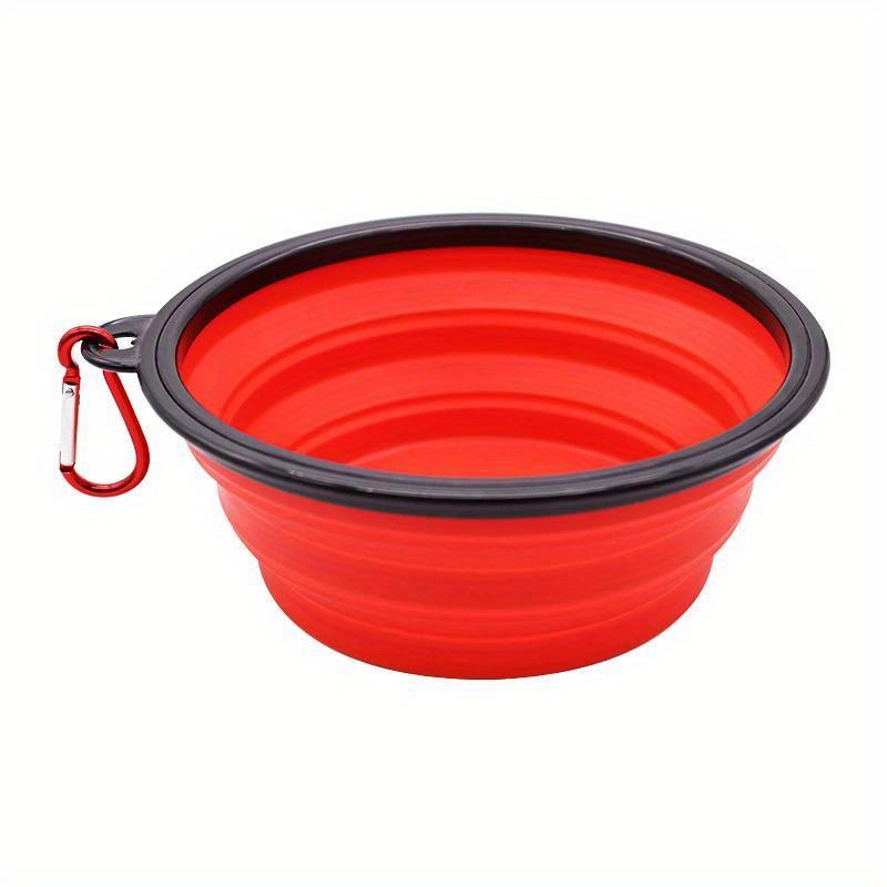 Tragbare Tierfutter-Schüssel Langlebige Schüssel für Hunde- und Katzennahrung Haustier Silikon Faltbare Schüssel Tragbar Reise Outdoor Wasser-Futter-Schüssel