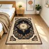 Elegant Floral Pattern Design Non-Slip Home Carpet Design for Office Decor Living Room Gift