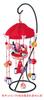 Panami Chirimen Craft Hinamatsuri Lucky Umbrella Hanging Kit, (Doll Festival), Doll, Red, HM-12