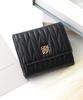 Black Wallet for Women Popular Foldable Easy To Large Coin Stylish [Altrose] Tri-fold - Compact, Mini, Small, Quilted, Brand, Cute, Slim, Wallet, Use,