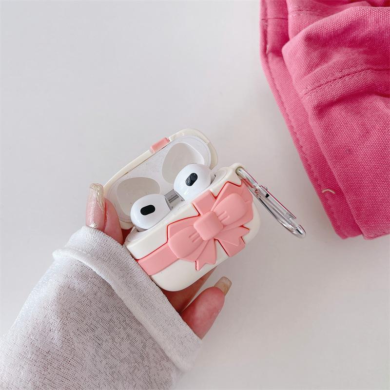 Ins bow gift box for AirPods pro1 protective case creative 1/1 generation apple wireless earphone case female