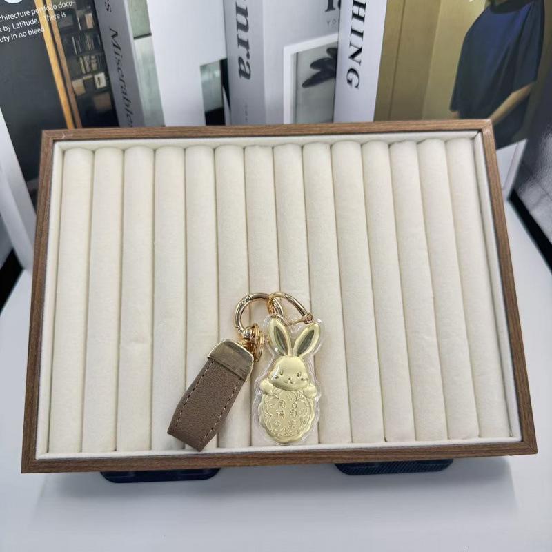 Pure Gold 999 Mid-Autumn Moonrise Phone and Bag Pendant Keychain Without Gold