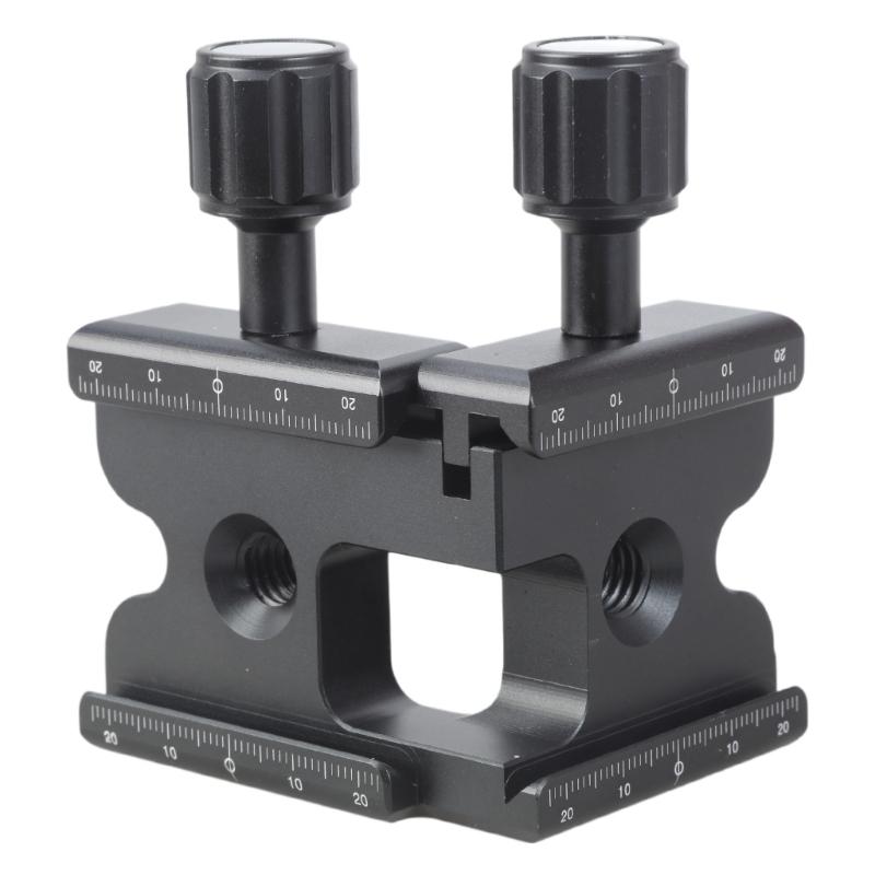 Professional Double Quick Release L Shaped Bracket for Enhanceds Camera Stability On Tripods