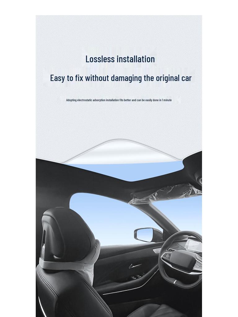 Changan UNI-V 2022 Sunroof Sunshade: Electrostatic Heat Insulation & Privacy Shield