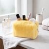 Multi Candy Colors Plush Pencil Case Plush Fabric Portable Plush Hand Pouch  Lady Daily Carry