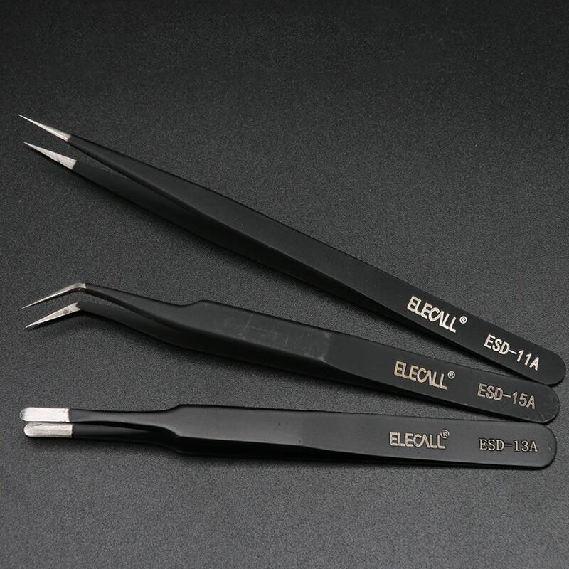 ELEC Stainless Steel Precision Tweezers