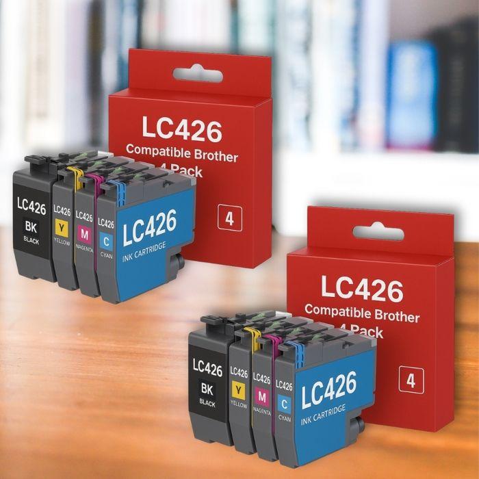 Pack de 8 Cartouches Compatibles BROTHER LC426XL pour Imprimantes MFC J4335DW, J4340DW, J4540DW, J4540DWXL