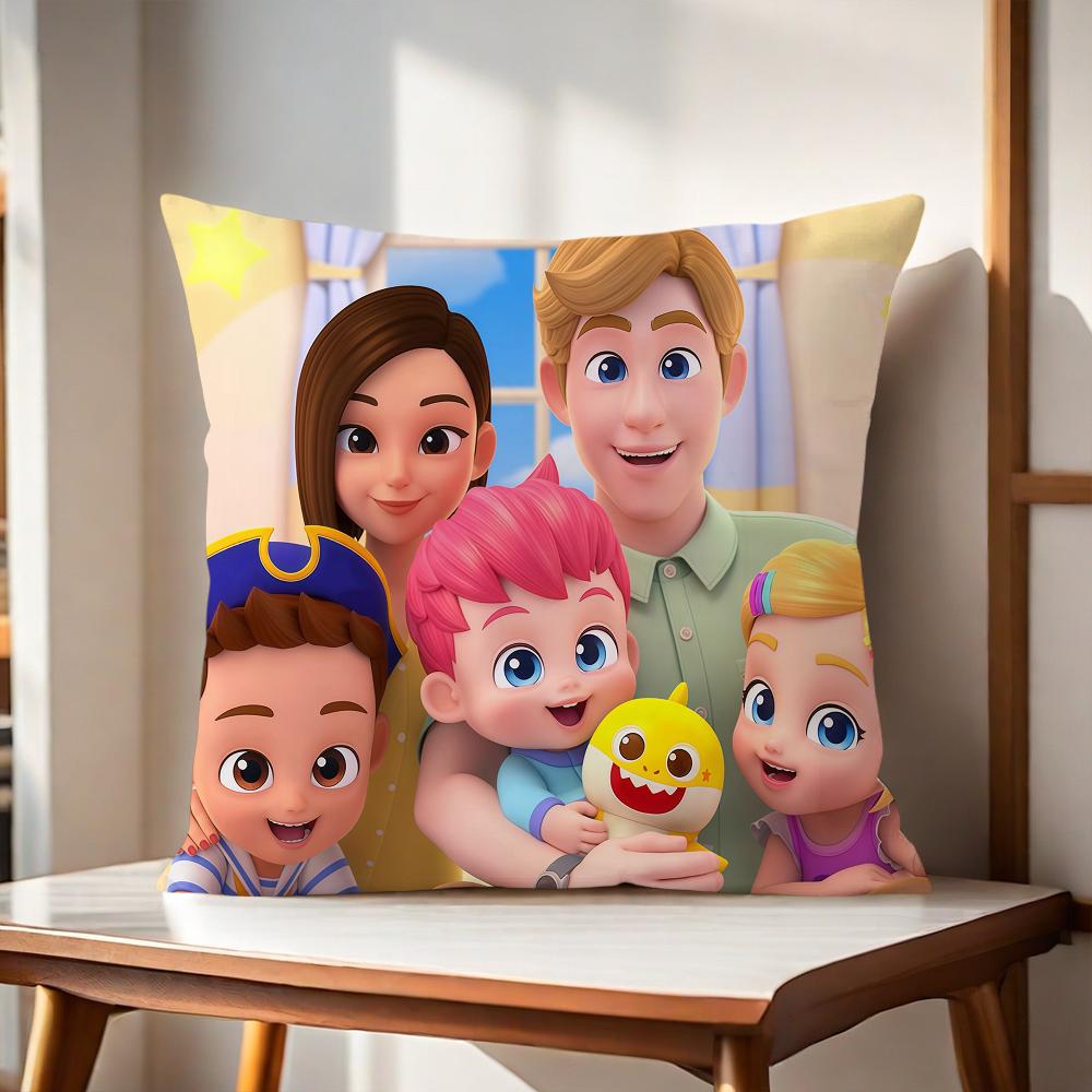 Cartoon B-Bebefinns-S Kawaii Cushion Cover For Pillow Printing Sofa Decoration Home Car Room Coffee Shop Office Nordicsimplicity