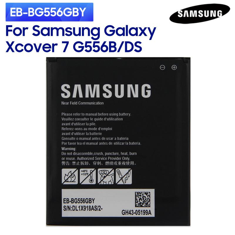

Оригинальный сменный аккумулятор EB-BG556GBY для Samsung Galaxy Xcover 7 XCover7 G556B G556BU1 G556B/DS с инструментами