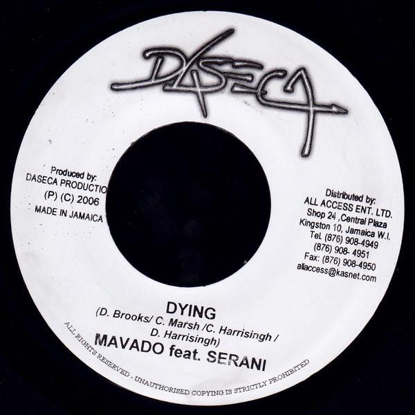 

7inch Record MAVADO, SERANI / COLLY C - Dying / Rise Up NONE Daseca 2006 Jamaica Reggae, Ska & Dub Used