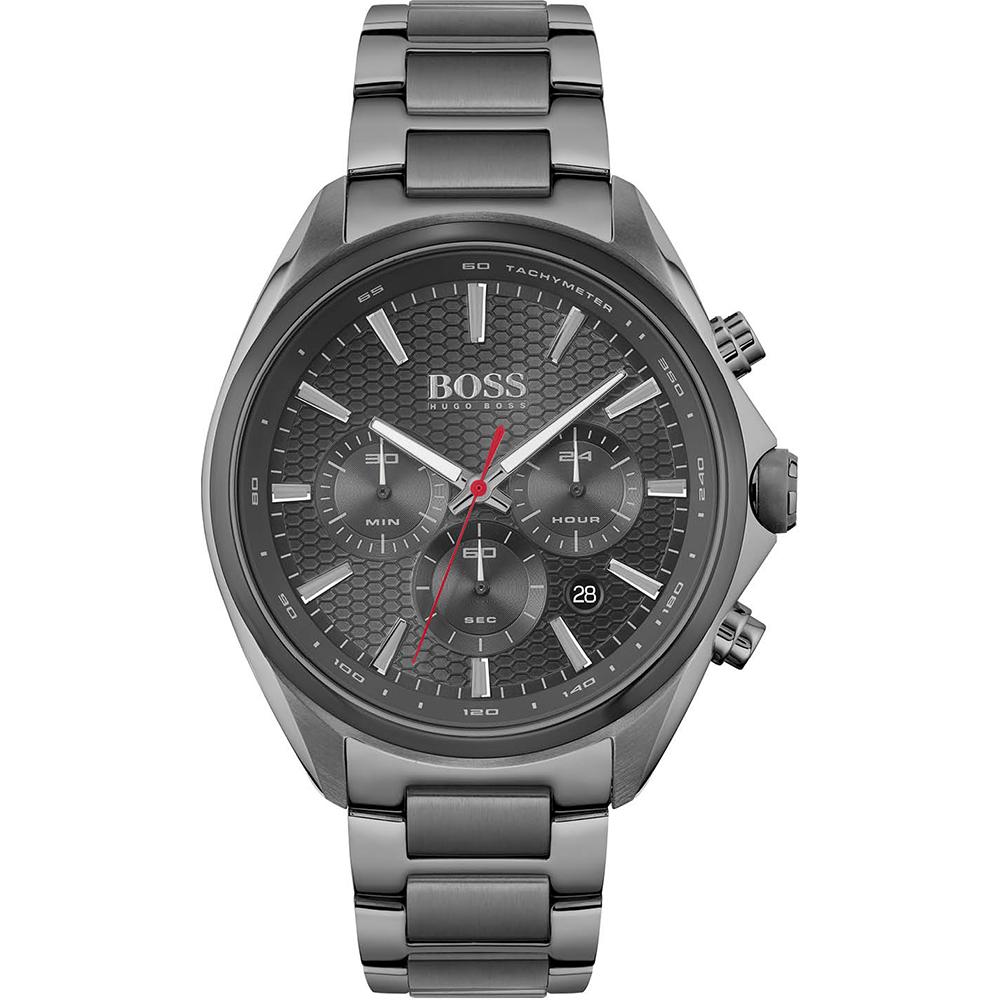 BOSS Distinct Grey Metal Bracelet Men s Quartz Watch 1513858 серый