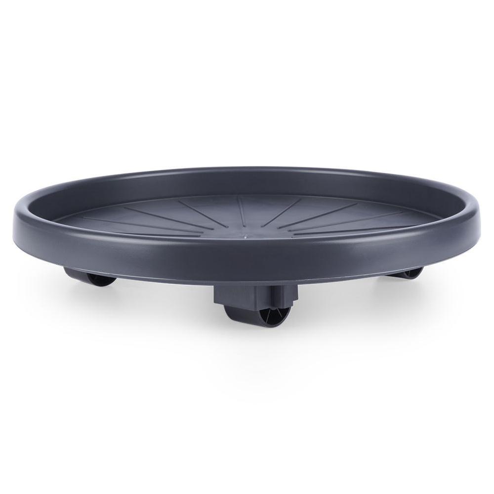 Flowerpot Stand for Plants and Flowers on Wheels for Moving 35 cm