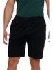 Men's Shorts with Zipper Pockets and Elastic Waist Summer MORAJ XL BLACK