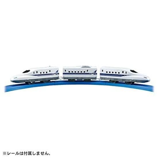 Takara Tomy Plarail S-01 Light-equipped N700A Shinkansen Train Toy Ages 3 Up Compliant Safety Standards ST Mark Certification.
