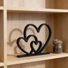 1pc "Heart to Heart" Love-themed Figurine Ornament, Desktop Ornament, Bookshelf Decorative Sculpture, and Home Sculpture Decor