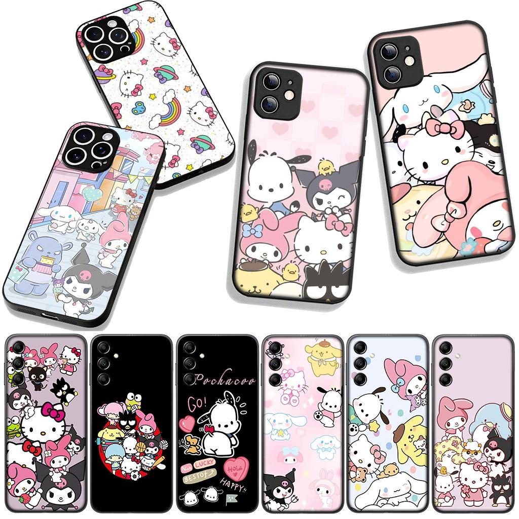 for Motorola Moto G04 G13 G14 G22 G23 G20 G32 G34 G35 G64 G82 G84 G53 G60 G72 E14 E15 E13 Case Hello Kitty Kuromi Cinnamoroll