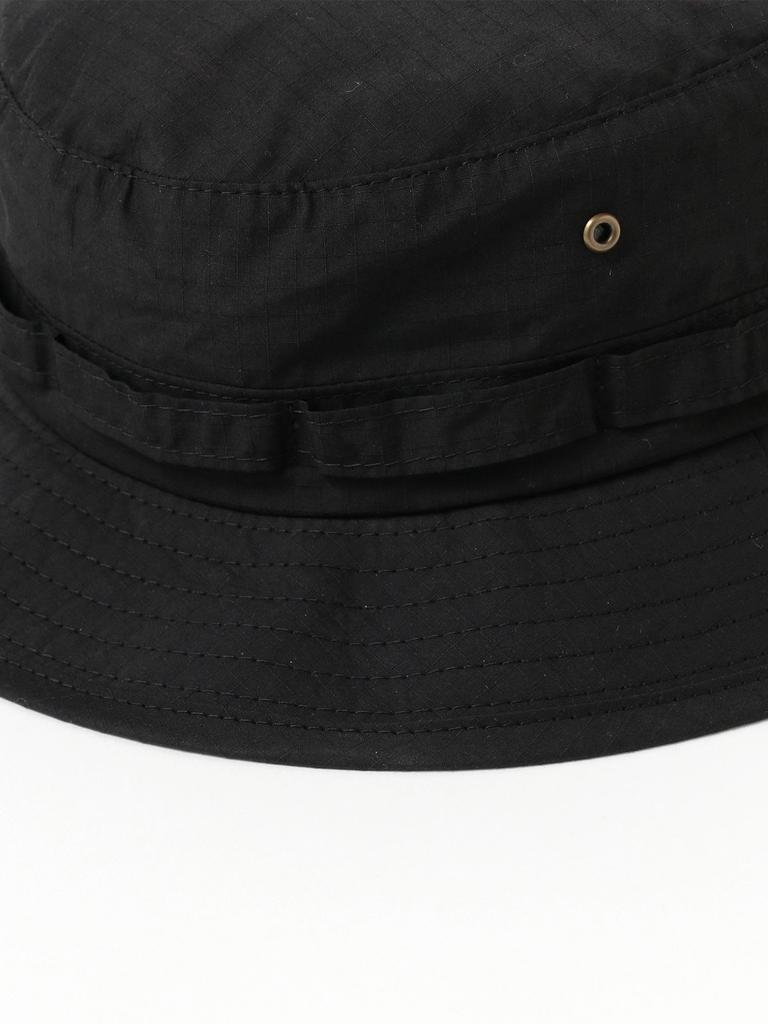 Beams Plus Cordura Nylon Ripstop Jungle BLACK 38410200017 Men's Hat, FREE,