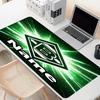 Custom Name Personalized Borussia Monchengladbach Pattern Mousepad, Laptop PC Desk Mat, Decorative Desk Mat for Home Keyboard Pad Gift