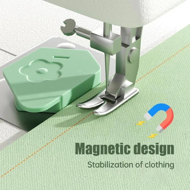 

Magnetic Seam Guide with Ruler Measurement Scale Sewing Kit Box Accessories Alignment Tools for Sewing Machines Supplies помаранчевий