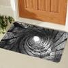 3D Illusion Dirt-Resistant Floor Mat: Absorbent & Durable Entrance/Bathroom Mat