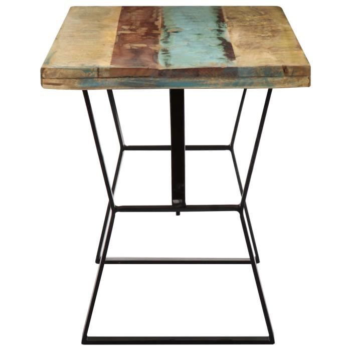 VidaXL Banc 110 cm Bois de récupération massif