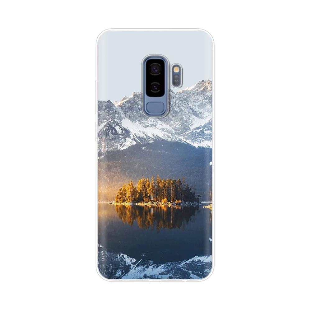 For Samsung Galaxy S9 Plus Phone Case Pretty Butterfly Pattern Soft Slim TPU Clear Silicone Cover For Samsung Galaxy S9 S9+ S 9