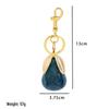 Trendy Large Pear Resin Keychain Pendant for Women