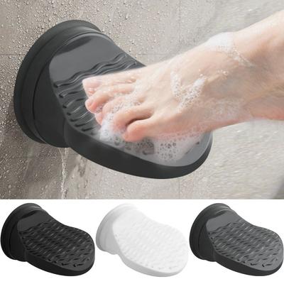Ergonomic Design Shower Foot Rest Anti-Slip Surface Leg Shaving Footrest  Bathroom Use