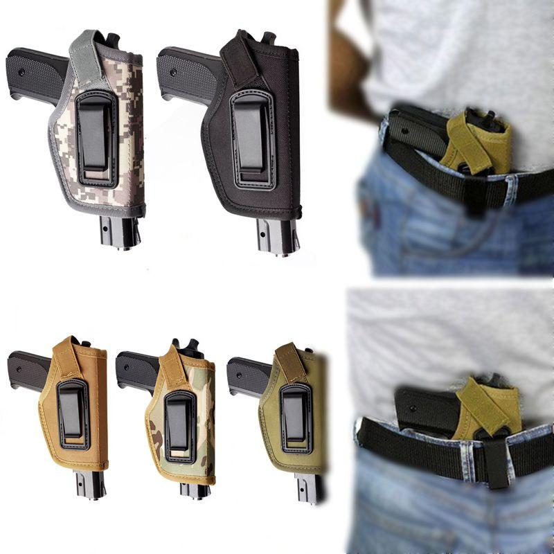 Universal Concealed Carry Tactical Holster Small Holster Compact / Subcompact Pistol Hunting Gun Pouch for Glock Gun Accessories