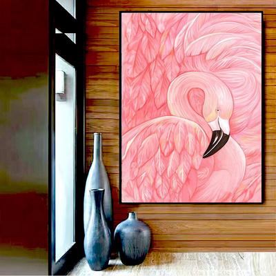 Diamante Pittura Cartone Animato Fenicottero Immagine Perline Diamante Ricamo Cartone Animato Strass Pittura