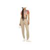 Y-3 FW22 Logo Print Solid Color Sports Pants Women pants Khaki HT4727