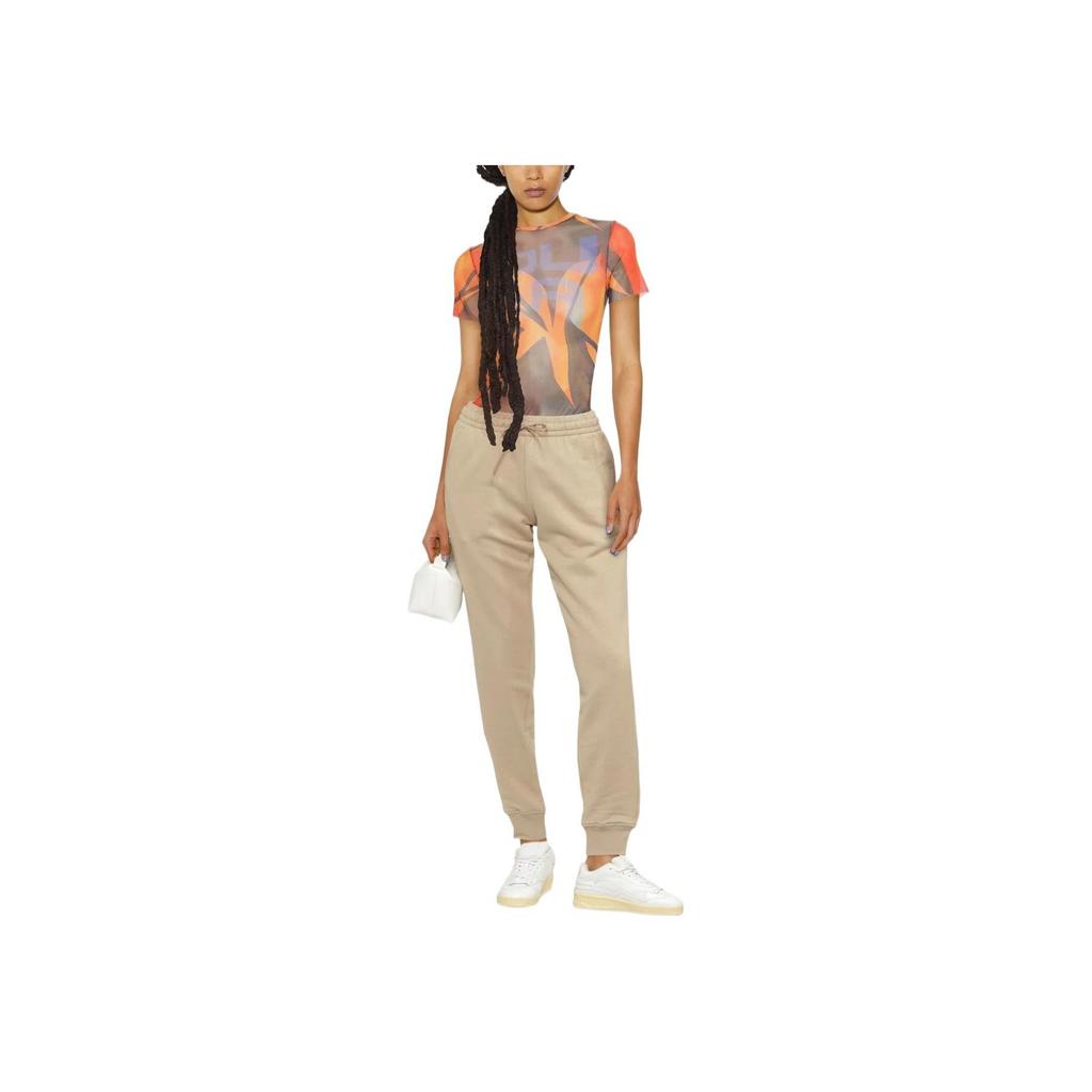Y-3 FW22 Logo Print Solid Color Sports Pants Women pants Khaki HT4727