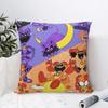 Smiling Catnap Dogday Toddlers Pillowcase Printed Polyester Cushion Cover Gift Cartoon Game Throw Pillow Case Cover Chair 45cm