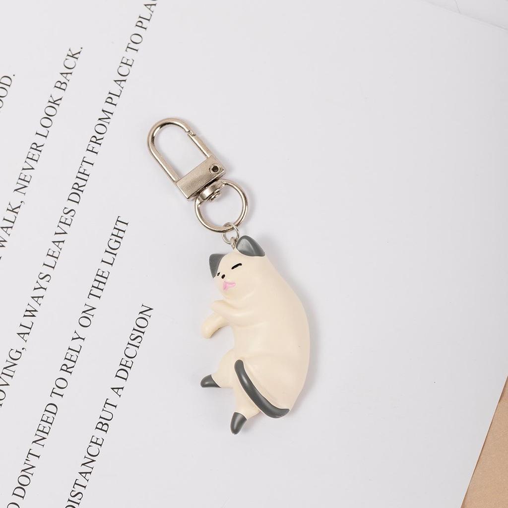 Original Cute Cat Resin Keychain & Bag Charm Gift