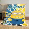 The Minions Breaking Through The Wall Blanket Is Suitable for Beds and Various Other Occasions, Making It A Perfect Gift.