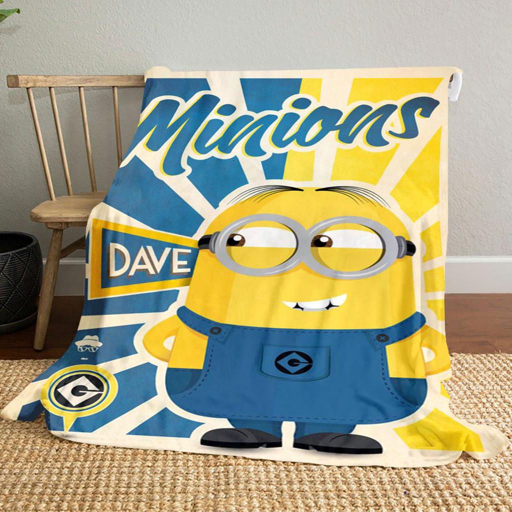 The Minions Breaking Through The Wall Blanket Is Suitable for Beds and Various Other Occasions, Making It A Perfect Gift.