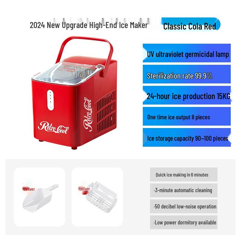 

Машина J8 2025: Компактний льодогенератор для однієї людини для дому та гуртожитку, міні-модель G3. Manual Water Filling