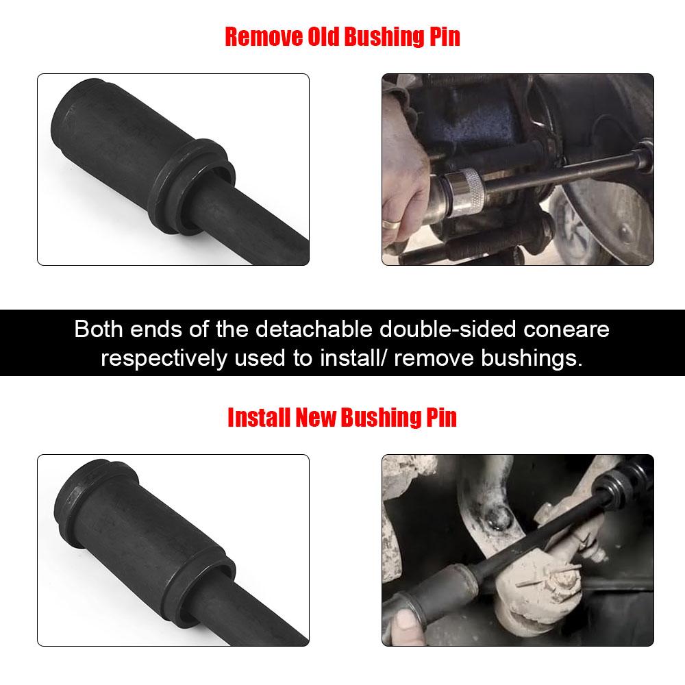 4651 Utensile di rilascio e chiave per regolatore automatico del gioco freni con kit boccola per perno di ancoraggio camion 29090