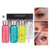 Lace Eye Shadow Gel Pouch Set (3 Pieces) Mermaid Sparkle Body Lotion Liquid Eye Shadow Set