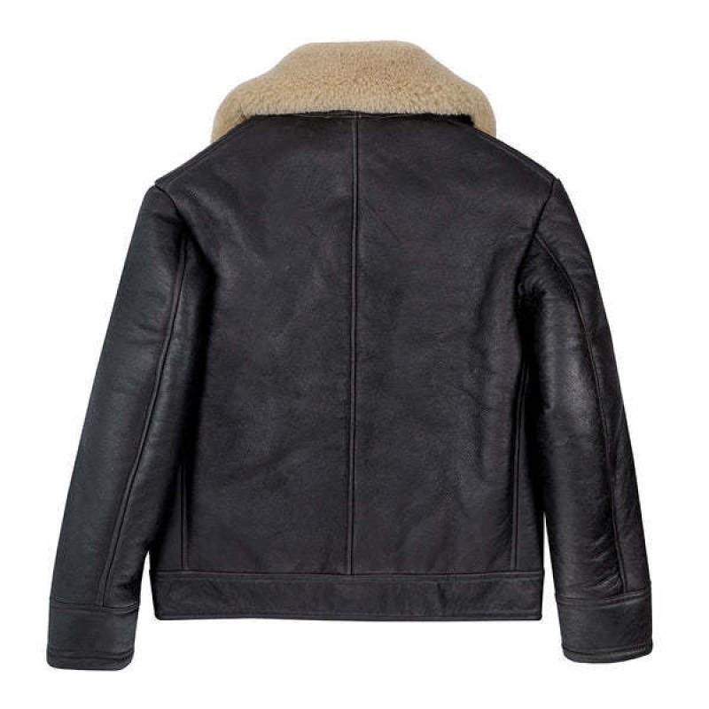 Stylish All-in-one Fur Coat Mens Winter Zip Jacket Slim Fit Urban Outerwear