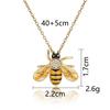 Women's Butterfly Necklace with Colored Zircon: Elegant Titanium Steel Clavicle Chain, Non-Fading, European & American Style