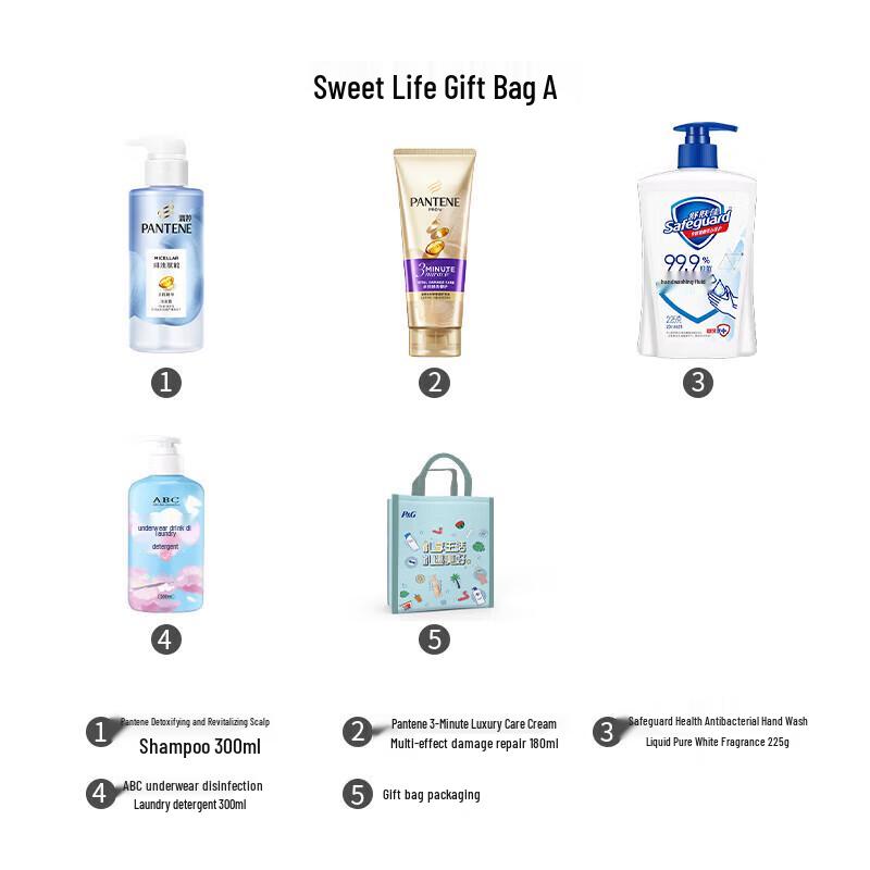 Pantene Sweet Life Travel & Home Wash & Care Set A