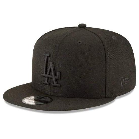 

NEW ERA MLB Flat Cap 950 Los Angeles Dodgers on Black Version Visor/Snapback (9FIFTY CAP) Black чёрный