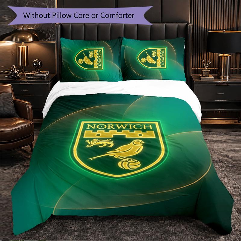 Norwich City Futbola 3 daļu gultasveļas